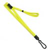 3/8 inch Yellow adjustable lanyard with adjustable bead and plastic rotating hook-blank-LNB326BYLW