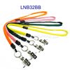 3/8 inch ID clip lanyard attached breakaway and keyring and ID strap pin clip-blank-LNB32BB