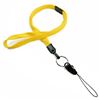 3/8 inch Dandelion breakaway lanyard attached key ring with quick release strap connector-blank-LNB32DBDDL