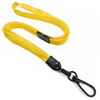 3/8 inch Dandelion breakaway lanyards with black push gate snap hook-blank-LNB32EBDDL