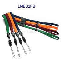 3/8 inch Breakaway lanyard with quick release loop connector and adjustable beads-blank-LNB32FB