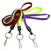 3/8 inch Key lanyard with split ring and j hook-blank-LNB32HN