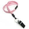3/8 inch Pink whistle lanyard attached safety breakaway-blank-LNB32WBPNK
