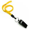 3/8 inch Dandelion whistle lanyard with key ring and whistle-blank-LNB32WNDDL