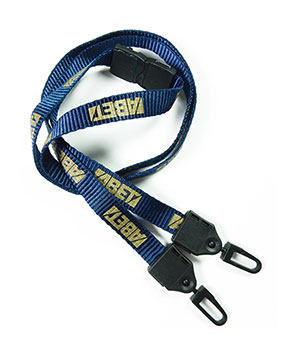 LNP04D3B Customized Double Hook Lanyard