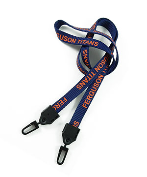 LNP04D3N Customized Double Hook Lanyard