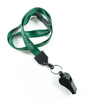 LNP0505B Custom Whistle Lanyard