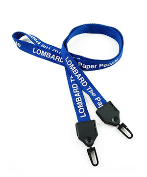 LNP05D3N Custom Double Hook Lanyard