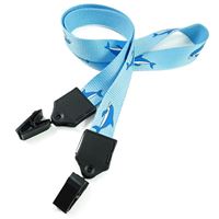 LNP06D2N Personalized Double Clip Lanyard