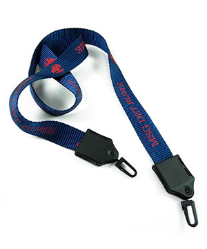LNP06D3N Personalized Double Hook Lanyard