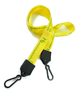 LNP06D6N Personalized Double Hook Lanyard