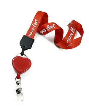 LNP06R2N Personalized Badge Reel Lanyard