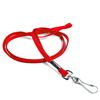 The single color economy swivel hook lanyard with a metal hook.

