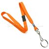 3/8 inch Orange work lanyard attached breakaway and swivel hook with key ring-blank-LRB320BORG