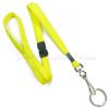 3/8 inch Yellow work lanyard attached breakaway and swivel hook with key ring-blank-LRB320BYLW