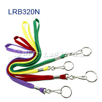 3/8 inch Work lanyard attached swivel hook with key ring-blank-LRB320N