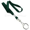3/8 inch Hunter green neck lanyards with swivel hook and split ring-blank-LRB320NHGN