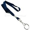 3/8 inch Navy blue neck lanyards with swivel hook and split ring-blank-LRB320NNBL