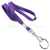 3/8 inch Purple neck lanyards with swivel hook and split ring-blank-LRB320NPRP