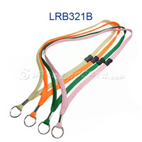 3/8 inch Key ring lanyard attached safety breakaway-blank-LRB321B