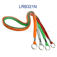 3/8 inch Key lanyard with a metal key ring--LRB321N