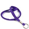3/8 inch Purple key ring lanyard with a split ring-blank-LRB321NPRP