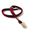 3/8 inch Maroon clip lanyard-blank-LRB322NMRN