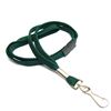 3/8 inch Hunter green breakaway lanyard with swivel j hook-blank-LRB323BHGN