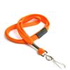 3/8 inch Orange breakaway lanyard with swivel j hook-blank-LRB323BORG