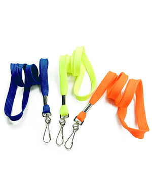 3/8 inch ID lanyard with a metal swivel hook--LRB323N