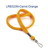 3/8 inch Carrot orange neck lanyards with swivel hook-blank-LRB323NCOG