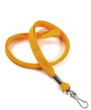 3/8 inch Carrot orange neck lanyards with swivel hook-blank-LRB323NCOG