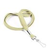 3/8 inch Light gold neck lanyards with swivel hook-blank-LRB323NLGD