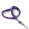 3/8 inch Purple neck lanyards with swivel hook-blank-LRB323NPRP