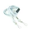 3/8 inch Gray double hook lanyard attached breakaway and 2 swivel hook-blank-LRB325BGRY
