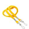 3/8 inch Dandelion double hook lanyard with 2 swivel hook-blank-LRB325NDDL