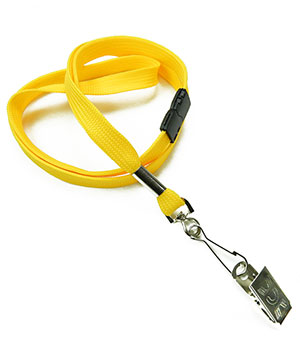 3/8 inch Dandelion ID clip lanyard attached breakaway and swivel hook with clip-blank-LRB329BDDL