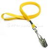 3/8 inch Dandelion neck lanyards attached swivel hook with bulldog clip-blank-LRB329NDDL