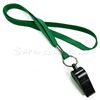 3/8 inch Green whistle lanyard-blank-LRB32WNGRN