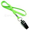 3/8 inch Lime green whistle lanyard-blank-LRB32WNLMG