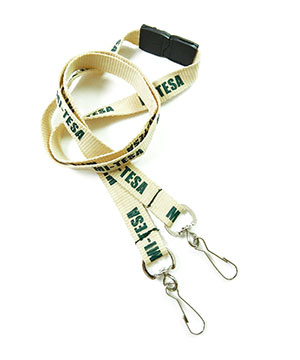 LRP05D3B Custom Double Hook Lanyards