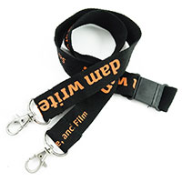 LRP08D6B Personalized Double End Lanyard