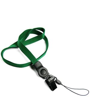 The single color mobile phone clip lanyards with mobile phone keepers and badge clips.
