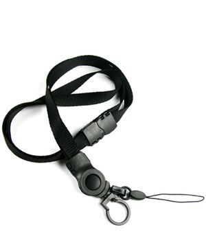 The single color safety cell phone keyring lanyards with keyrings and cell phone keepers.
