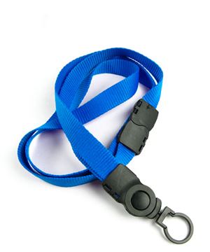 The single color safety keychain lanyard with a swivel key chain.
