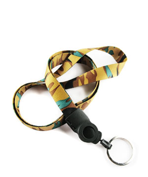 camouflage lanyards - camouflage pattern, key chain ring, pattern lanyards, LTD5001.