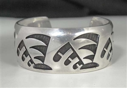 BERNARD DAWAHOYA HOPI OVERLAY CUFF