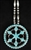 FRANK DISHTA SR. PIN/PENDANT WITH SILVER BEADS