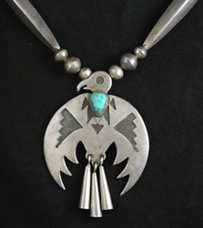 DATED JOE H. QUINTANA PENDANT WITH BEADS