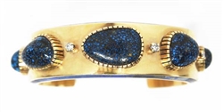 DON JUAN LANDERS TURQUOISE 14K GOLD BRACELET